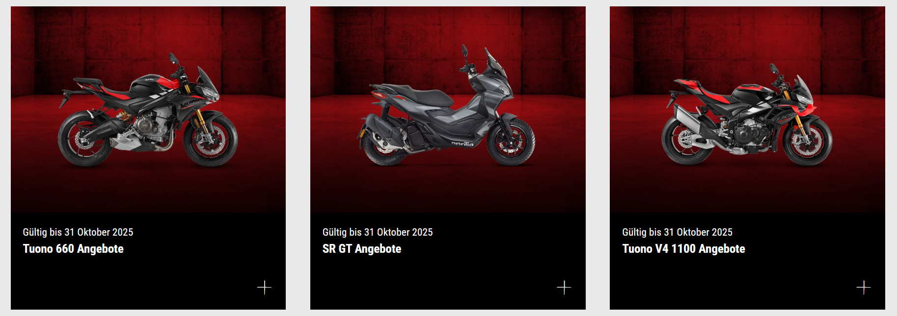 Aktionen Aprilia Okt 25 03